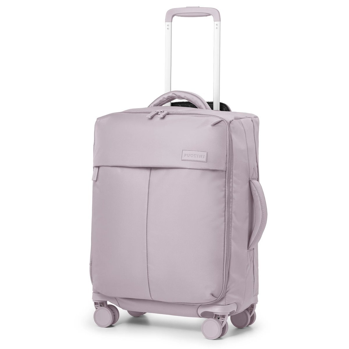 PUCCINI Walizka Podróżna Kabinowa Miękka 4 Kółka Nylon EM50251C-3A Różowa