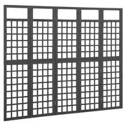 Parawany - VidaXL Lumarko Parawan pokojowy 5-panelowy/trejaż, drewno jodłowe, 201,5x180cm 316484 VidaXL - miniaturka - grafika 1