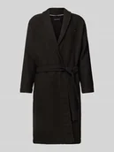 Szlafroki męskie - Szlafrok o kroju regular fit z czystej bawełny z fakturą wafla - miniaturka - grafika 1