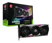 Karty graficzne - MSI GeForce RTX 4070 Ti GAMING TRIO 12GB GDDR6X - miniaturka - grafika 1