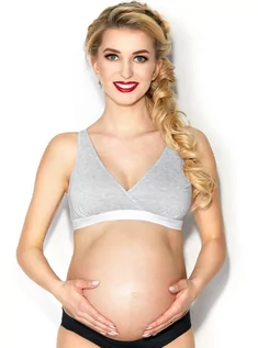 Biustonosze ciążowe - Mitex, Biustonosz ciążowy do karmienia, Lilly Grey, XXL - grafika 1
