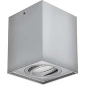 Lampy sufitowe - Ideus Spot LAMPA sufitowa HARY 03715 kwadratowa OPRAWA metalowy downlight kostka cube srebrny 03715 - miniaturka - grafika 1