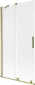 Parawany nawannowe - Mexen Velar parawan nawannowy 2-skrzydłowy rozsuwany 100 x 150 cm, szron, złoty szczotkowany - 896-100-000-31-55 - miniaturka - grafika 1
