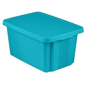 Pojemniki kuchenne - Curver POJEMNIK ESSENTIALS 45L Z PRZYKRYWKĄ NIEBIESKI - miniaturka - grafika 1