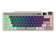 Klawiatury - Royal Kludge RK M70 Mocha Grey Beige switch RK-M70-MCHAGY-BEGSW-US - miniaturka - grafika 1