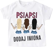 Koszulki dla dziewczynek - koszulka dla 3 przyjaciółek z imionami - miniaturka - grafika 1