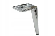 Meble modułowe i akcesoria - Noga meblowa Szpilka srebrny chrom wysokość 13 cm - miniaturka - grafika 1