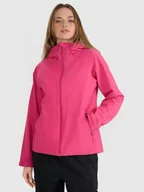 Kurtki damskie - 4F Kurtka przejściowa membrana 5000 damska - różowa L - miniaturka - grafika 1