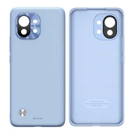 Etui i futerały do telefonów - Baseus Alloy Leather Case wytrzymałe etui pokrowiec z osłoną na aparat Xiaomi Mi 11 fioletowy (WIXM11-05) WIXM11-05 - miniaturka - grafika 1