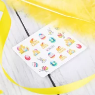 Ozdoby do paznokci - Allepaznokcie Naklejki wodne do paznokci wielkanocne BN-551 - miniaturka - grafika 1