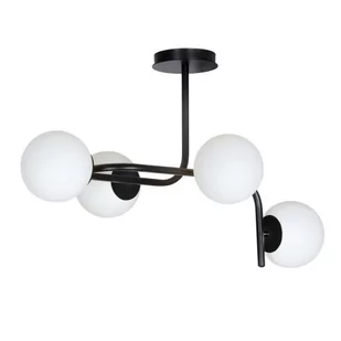 Emibig Kalf lampa wisząca 4-punktowa czarna 1030/4A - Lampy sufitowe - miniaturka - grafika 1
