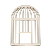 Scrapbooking - EKO-DECO, klatka dla ptaka, tekturowa - miniaturka - grafika 1