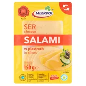 Sery - Mlekpol Ser Salami plastry - miniaturka - grafika 1