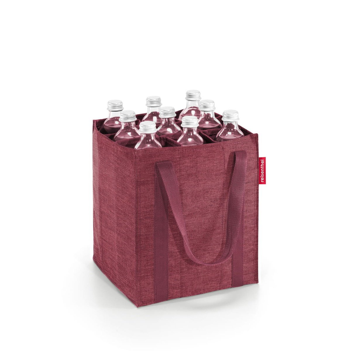 Torba BOTTLEBAG, twist maroon, Reisenthel