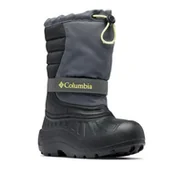 Śniegowce damskie - Columbia Unisex dziecięce śniegowce Powderbug Snowlite, Ciemnoszary czarny, 10 UK Child - miniaturka - grafika 1
