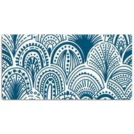 Podkładki na biurko - Ochronna mata na biurko Abstrakcja Boho 120x60 cm, Dywanomat - miniaturka - grafika 1