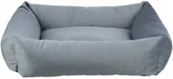 Legowiska dla psów - Trixie Alena bed, square, 80 × 60 cm, blue-grey - miniaturka - grafika 1