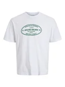 Koszulki męskie - Jack & Jones Koszulka w kolorze białym - miniaturka - grafika 1