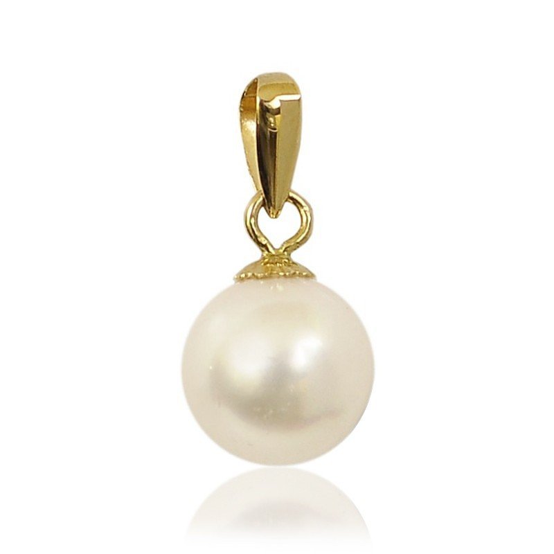 Apearl, Zawieszka z prawdziwą perłą morską Akoya, 7,5-8mm