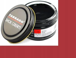 G9-92 CZERWONY 12 PASTA DO BUTÓW KREM DO SKÓRY NATURALNEJ WOSK TARRAGO 50ml - Środki do obuwia i ubrań - miniaturka - grafika 1