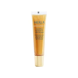 Herla Gold Supreme Odżywcze serum olejowe do ust z 24-karatowym złotem 15 ml - Balsamy do ust - miniaturka - grafika 1
