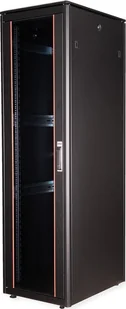 Szafa Roline ROLINE Netzwerkschrank Pro 48,26cm 19Zoll 42 HE 600x800 BxT Glastor schwarz - Szafy rack - miniaturka - grafika 1