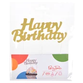 Dekoracje sali - Dekoracja tortu Happy Birthday - miniaturka - grafika 1