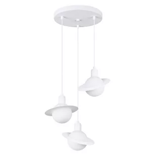 Lampa wisząca HYPERION 3P biały SOLLUX LIGHTING - Lampy sufitowe - miniaturka - grafika 1