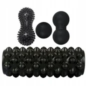 Pozostały sprzęt i akcesoria do ćwiczeń - Zestaw Do Ćwiczeń Roller Do Rozciągania + Piłki - miniaturka - grafika 1