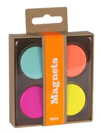 Magnesy - Magnesy Fluor Collection 4szt MIX - Apli - miniaturka - grafika 1