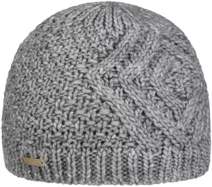 Czapka Beanie Salvirola by Seeberger, jasnoszary, One Size - Czapki damskie - miniaturka - grafika 1