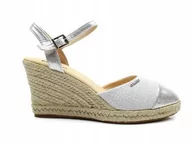 Półbuty damskie - Półbuty BIG STAR AA274588 SREBRNE - 40 - miniaturka - grafika 1