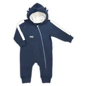 Kombinezony dla dzieci - Pajac dresowy granat 68 179271 - miniaturka - grafika 1