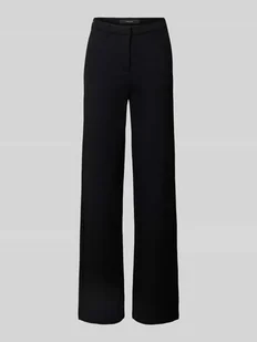 Spodnie szerokie o kroju slim fit z mieszanki wiskozy model ‘EVA’ - Spodnie damskie - miniaturka - grafika 1