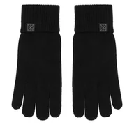 Rękawiczki - Rękawiczki Calvin Klein Emblem LV14D8016G Czarny - miniaturka - grafika 1