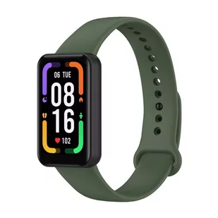 Opaska Pasek Bransoleta Smooth Xiaomi Redmi Smart Band Pro Zielony - Akcesoria do smartwatchy - miniaturka - grafika 1