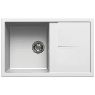 Elleci UNICO 300 bianco G68 GRANITEK (LGU30068) - Zlewozmywaki - miniaturka - grafika 1