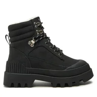 Botki damskie - Trapery ONLY Shoes 15329861 Czarny - miniaturka - grafika 1