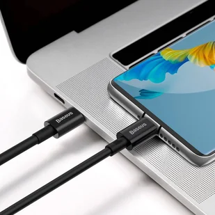 Baseus Superior kabel przewód USB Typ C - USB Typ C szybkie ładowanie Quick Charge / Power Delivery / FCP 100W 5A 20V 1m czarny (CATYS-B01) - Kable USB - miniaturka - grafika 10