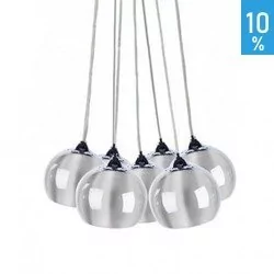 Azzardo Oświetlenie Lampa wisząca GULIA 7 CHROM (FH5957-BJ-120) - Lampy sufitowe - miniaturka - grafika 2