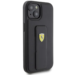Ferrari FEHCP15SGSPSIK iPhone 15 / 14 / 13 6.1" czarny/black hardcase Grip Stand Metal Logo - Etui i futerały do telefonów - miniaturka - grafika 11