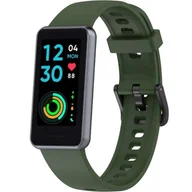 Akcesoria do smartwatchy - opaska pasek bransoleta SMOOTHBAND "2" Garmin GARMIN VENU 2S / VENU 3S / Vivoactive 4S / Huawei Watch GT 4 41mm 18mm zielona - miniaturka - grafika 1