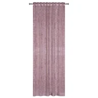 Zasłony - Zasłona z taśmą tunel SANSO 140 x 260 cm wrzos - miniaturka - grafika 1