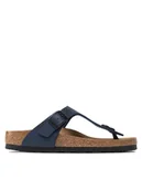 Klapki i japonki damskie - Birkenstock Japonki Gizeh Bs 0143623 Granatowy - miniaturka - grafika 1