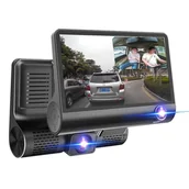 Czujniki parkowania - Rejestrator Samochodowy Kamera Cofania Fhd - 3 Kamery - miniaturka - grafika 1