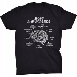 Koszulka Mózg Laweciarza Śmieszny Prezent - Koszulki męskie - miniaturka - grafika 1