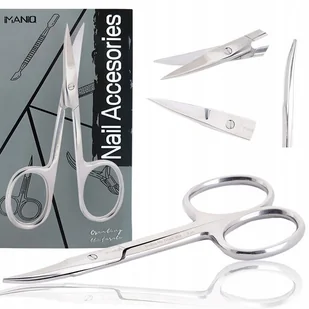 Nożyczki do paznokci skórek proste ostrza kosmetyczne manicure pedicure stal gabinet SPA srebrne - Akcesoria do paznokci Nożyczki do paznokci skórek proste ostrza kosmetyczne manicure pedicure stal gabinet SPA srebrne - Akcesoria do paznokci - miniaturka - grafika 1