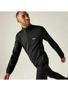 Regatta Kurtka polarowa "Newhill" w kolorze czarnym - Bluzy męskie - miniaturka - grafika 1