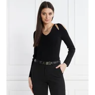 Swetry damskie - Karl Lagerfeld Sweter | Slim Fit - miniaturka - grafika 1