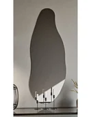 Lustra - Dekoracyjne lustro o organicznym kształcie - BARYT, BARYT: 40X103 - miniaturka - grafika 1
